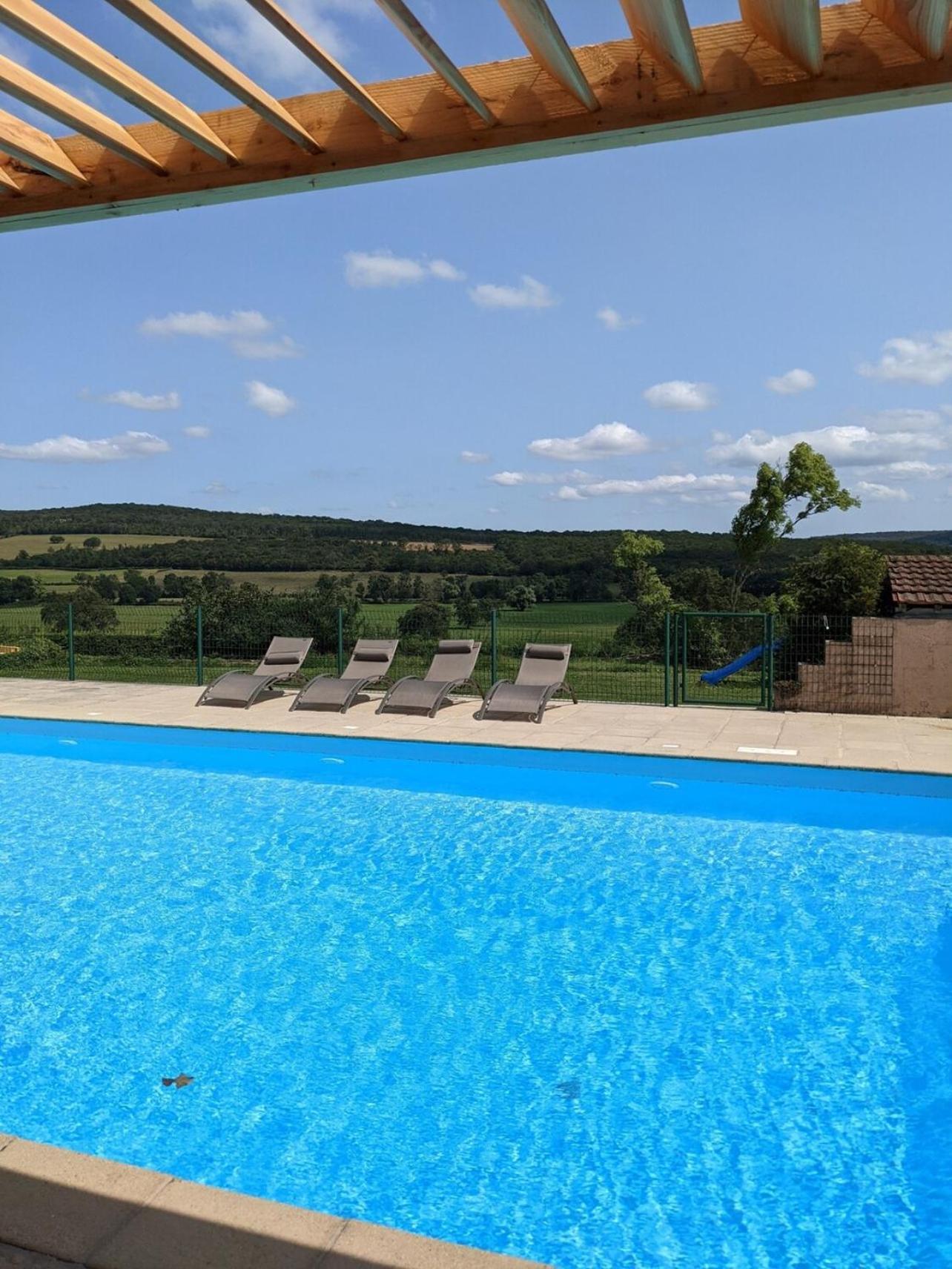 Gasthaus Small Gte For 2 With Pool In Peaceful Burgundy Sailly Exterior foto